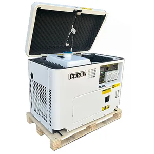 Generator diesel senyap 5kW dengan starter remote kontrol