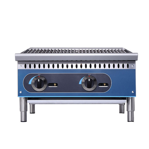 Asador de <span class=keywords><strong>Gas</strong></span> Independiente de <span class=keywords><strong>Encimera</strong></span>, Máquina Asadora de <span class=keywords><strong>Gas</strong></span> Fácil de Limpiar para Equipamiento de Cocina de Restaurante - Product Image 2