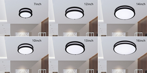 Ce ETL 18W 24W 36W 48W 5cct 3 điện có thể chuyển đổi 7 "10" 12 "13" 14 "16" Đôi vòng dẫn Trần Dimmable ánh sáng dẫn đèn trần - Product Image 3