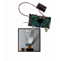 Module LCD carré tactile CTP 7,5 pouces 800x800 40PIN avec interface MIPI 850cd/m² pour simulateur de vol