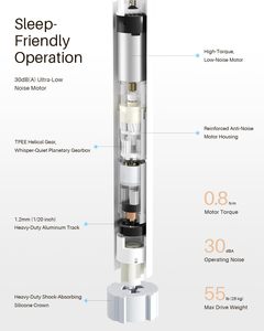 Tende Romane su Misura Oscuranti Motorizzate Elettriche Senza Fili, Tende a Rullo Senza Cavo per Finestre - Product Image 2