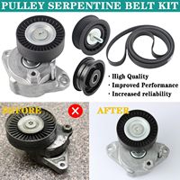 Spannrolle und Umlenkrolle Set für Keilriemen Passend für Mercedes Benz |   Für 2006-2011 Mercedes-Benz ML350 GL450 G550 OE #   2722021419