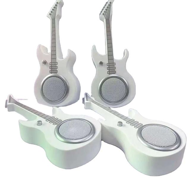 Portable Guitar Waterproof Wireless Bluetooth Speaker Novel Fast Charging Bluetooth Smart Stereo Sound Travel Speaker