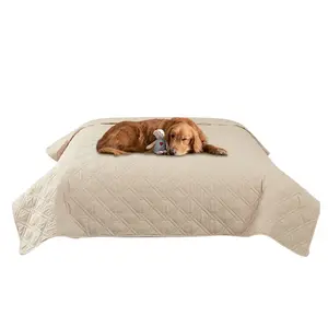 Wasserdichtes und reversibles Hunde bett Cover Pet Blanket Sofa mit rutsch fester Rückseite für Möbel Bett Couch Möbels chutz