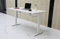 Bureau électrique intelligent réglable avec cadre, Table d'ordinateur, meuble scolaire moderne, pour la maison et le bureau