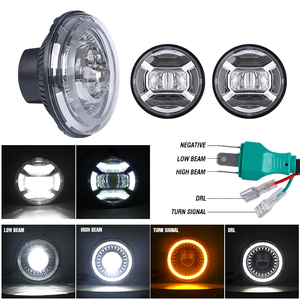Bán Sỉ Dragon Eye Bộ Đèn Pha Led Thiết Kế Đèn Pha Led 7 Inch + Đèn Sương Mù Led King Kong 4.5 Inch Bộ Đèn Pha Xe Máy - Product Image 2