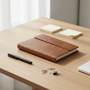 Carnet de promotion 2026 : Calendrier professionnel A5 à couverture rigide, pliable en trois parties - Product Image 3