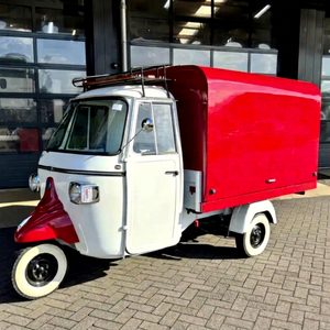 Remolque de Comida Vintage de 3 Ruedas con Carrocería de Acero Motorizado de 4.8m Resistente a la Oxidación para Uso en Exteriores - Product Image 1