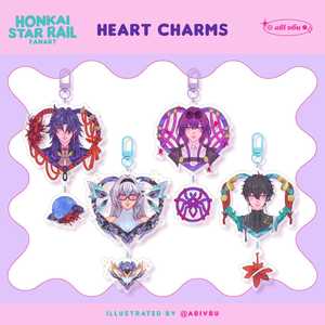 Support en acrylique OEM/ODM HSR Charm Honkai Star Rail, Fanart en acrylique par Abivbu - Product Image 4