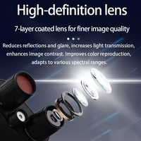 Jumelles de vision nocturne avec écran TFT de 3 pouces, capteur CMOS, vidéo 4K 40MP, carte MicroSD, stabilisation d'image, design portable, pour l'extérieur