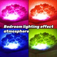 Lampu Atmosfer 3D Buatan Tangan DIY Kontrol Aplikasi, Lampu RGB Awan Petir untuk Kamar, Ruang E-sports