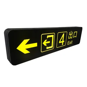 High Quality Building Interior Customized Hanging Building Signage Indoor Wayfinding Sign Light Box