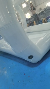 Özel boyutlu PVC yetişkin şişme balon çadır Rentable şeffaf kubbe kar küresi tasarım şişme şato şişme balon çadır - Product Image 5