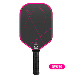 ไม้พายพิคเคิลบอล T700 คาร์บอนไฟเบอร์ไล่เฉดสีชมพู ไม้ฝึกซ้อม รูปทรงมาตรฐาน น้ำหนัก 225 กรัม - Product Image 1