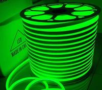 Taille personnalisée 220V Silicone LED Néon Bande Lumières IP67 PVC Lampe Corps Découpable Guirlandes Lumineuses Paysages Extérieurs Décorations Plug