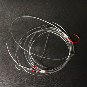 Equipo de Pesca Alpha 2-Hook Octopus Red <span class=keywords><strong>Sabiki</strong></span> con Línea de 10LB para Pesca de Pargo - Product Image 4