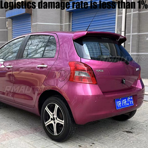 Alerón Trasero de Fibra de Carbono ABS para Toyota Yaris, Color Negro Brillante, Modelos 2008, 2009, 2010, 2011, 2012, 2013, Estilo Deportivo - Product Image 2