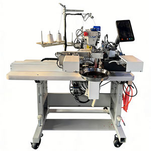 <span class=keywords><strong>Machine</strong></span> <span class=keywords><strong>à</strong></span> <span class=keywords><strong>coudre</strong></span> industrielle entièrement automatique programmable <span class=keywords><strong>à</strong></span> lit plat pour ourlets <span class=keywords><strong>de</strong></span> sous-vêtements, haute productivité - Product Image 1