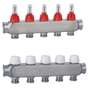 النحاس الذكور-الذكور كروم مطلي صمام تخفيض الضغط مع قياس الضغط - Product Image 5