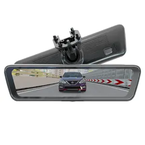 Sinjet retrovisor Dash Cam Wide 1080P Auto Cam 8,2 pulgadas Pantalla Completa H8 espejo coche grabadora Stream Media coche DVR para Nissan