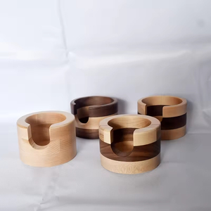 Diseño moderno 51mm 54mm 58mm máquina de <span class=keywords><strong>espresso</strong></span> sin fondo portafiltro cesta con mango de madera para café bebidas a base de café - Product Image 5