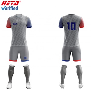 Venta al por Mayor de Conjuntos de Camisetas de Fútbol Sublimadas Baratas, Uniformes de Fútbol Personalizados, Ropa de Entrenamiento para Estudiantes, Conjunto Infantil - Product Image 4