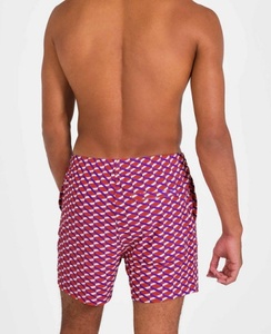 Diseñe sus propios pantalones cortos de playa Bañadores de tela de poliéster reciclado con bolsillo con cremallera Pantalones cortos de <span class=keywords><strong>surf</strong></span> para hombre - Product Image 5
