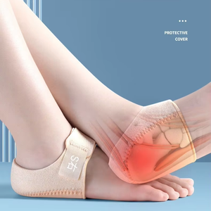 Wholesale Silicone Heel Pads Shock Absorption Relieving Leg Adjustable Straps Prevent Slipping <b>Insoles</b> - Product Image 2