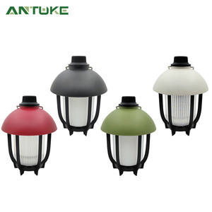 Lanterne de camping extérieure à LED 11x11x15cm, alimentée par piles, interrupteur manuel pour l'éclairage de tente - Product Image 4