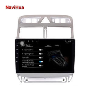 Lecteur DVD de voiture Android à écran tactile Navihua 4+64 Go 8 cœurs, autoradio, vidéo, audio, système de navigation GPS pour Peugeot 307 - Product Image 6
