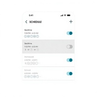 Application de gestion du temps d'utilisation des écrans pour enfants : limites d'utilisation des écrans, suivi des applications, contrôles parentaux, rapports d'activités