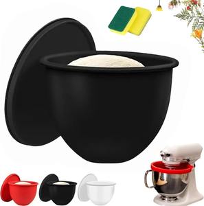 Revestimientos de Silicona para Tazones de 5 Cuartos con Tapas, Inserto de Silicona Resistente al Calor para KitchenAid, Fácil de Limpiar, Protege el Tazón de Mezcla - Product Image 2