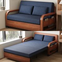 Multifunktionales Klappbares Schlafsofa Modernes Einzelbett für Erwachsene mit Stauraum für Schlafzimmer, Balkon, Kleine Haushalte und Wohnzimmer