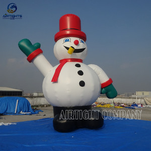 Производитель Китай 18 футов надувной Рождественский снеговик для рождественского наружного украшения - Product Image 6