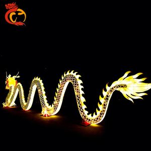 Lanterne de dragon chinoise d'extérieur de haute qualité, en soie, pour spectacle, remise de diplôme, Ramadan, Diwali, étanche, taille personnalisée, faite à la main pour - Product Image 2