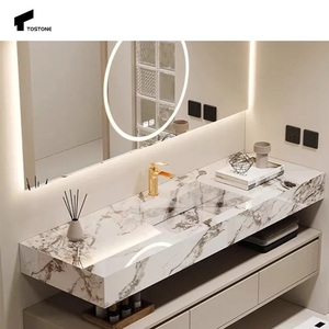 Tostone mozzafiato Calacatta Viola marmo lavello un duraturo tocco di eleganza per i bagni moderni - Product Image 4