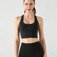 Soutien-gorge de sport respirant pour femme, design ergonomique, système de soutien dorsal pour le fitness, le yoga, la course à pied et la perte de poids. Anti-choc.