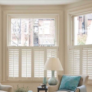 บานประตูหน้าต่างบานเลื่อนภายในทำจากพีวีซีบานประตูหน้าต่างแบบใช้มอเตอร์สีขาว - Product Image 6