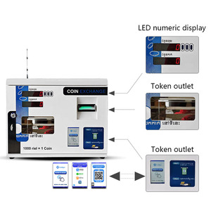 Máquina Expendedora Automática Pequeña de Cambio de Billetes por Monedas o Fichas en Oferta para Lavanderías de <span class=keywords><strong>Autoservicio</strong></span> - Product Image 5