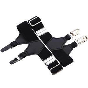 Ligueros Elásticos de Cuero PU Estilo Harajuku <span class=keywords><strong>para</strong></span> Mujer y <span class=keywords><strong>Hombre</strong></span>, Ajustables, <span class=keywords><strong>para</strong></span> <span class=keywords><strong>Medias</strong></span> y Calcetines - Product Image 2