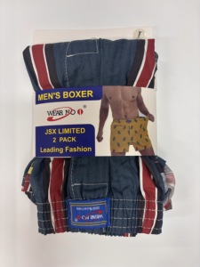 Pantaloncini da boxe in cotone 100% da <span class=keywords><strong>uomo</strong></span> a vita solida traspirante in pigiami personalizzati stile Casual all'ingrosso possono essere campioni all'ingrosso - Product Image 4