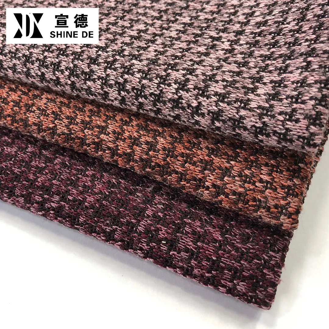 Shinede 2020 tecido têxtil melange jacquard, vestido para mulheres inverno