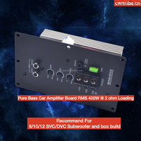 Carte d'amplificateur de voiture RMS Power 500W, carte d'amplificateur de voiture de classe D pour caisson de basses 8" 10"