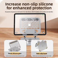 Support en acier pliant rotatif à 360 degrés le plus vendu pour iPad et appareil portable Support pour ordinateur portable et tablette