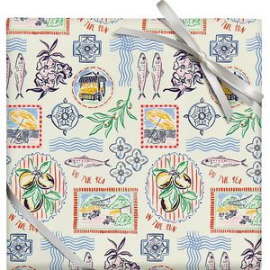 Rouleau de papier <span class=keywords><strong>cadeau</strong></span> vintage européen 30 po x <span class=keywords><strong>10</strong></span> pi pour fêtes, projets créatifs et emballages - Product Image 5