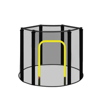 蹦床安全网防紫外线花园蹦床替换网直径1.2/1.4/1.5米蹦床仅栅栏