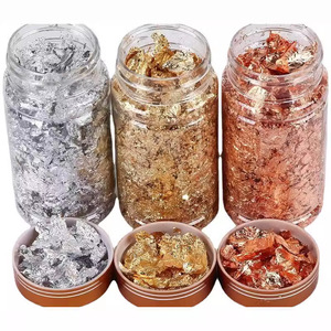 Nouveaux <span class=keywords><strong>fragments</strong></span> de feuille d'or pour nail art, colorés et décoratifs - Product Image 2