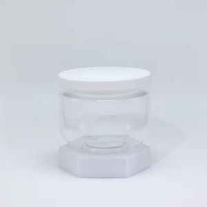 Tarros de Plástico Redondos Vacíos de 250g para Crema Exfoliante Corporal, Envases Cosméticos Personalizados con Tapas - Product Image 5