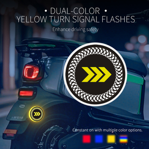 Xe Máy phụ kiện 12v xe máy điện LED an toàn chỉ số lần lượt tín hiệu phản chiếu ánh sáng cảnh báo đèn - Product Image 6