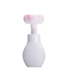 Schattige Baby Shampoo Gezichtsreiniger Foam Pomp Fles Bloem Stempel Schuimende Hand Zeep Dispenser Bloem